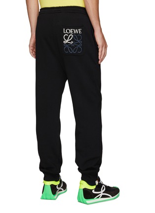 Back View - Click To Enlarge - LOEWE - Back Anagram Cotton Jogger Pants