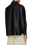 Back View - Click To Enlarge - LOEWE - Anagram Lamb Leather Zip-Up Overshirt