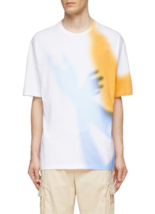 Main View - Click To Enlarge - LOEWE - SHADOW PRINT COTTON JERSEY T-SHIRT