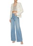 Figure View - Click To Enlarge - SELF-PORTRAIT - WHITE TAPE KNIT CARDIGAN