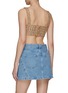 Back View - Click To Enlarge - SELF-PORTRAIT - TINSEL BOUCLE CROP TOP