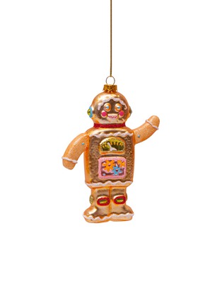 Main View - Click To Enlarge - VONDELS - Gingerbread Robot Glass Ornament