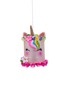 Main View - Click To Enlarge - VONDELS - Unicorn Cake Glass Ornament