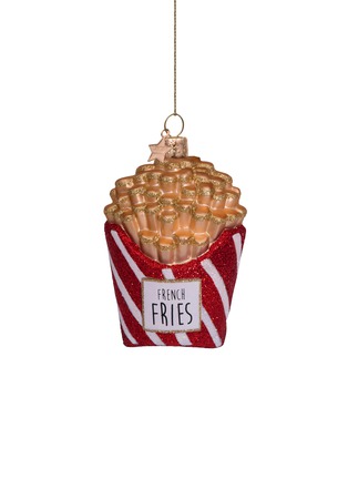 Main View - Click To Enlarge - VONDELS - Glittered French Fries Glass Ornament