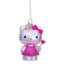 Main View - Click To Enlarge - VONDELS - GLITTERING HELLO KITTY FAIRY GLASS ORNAMENT — WHITE/PINK