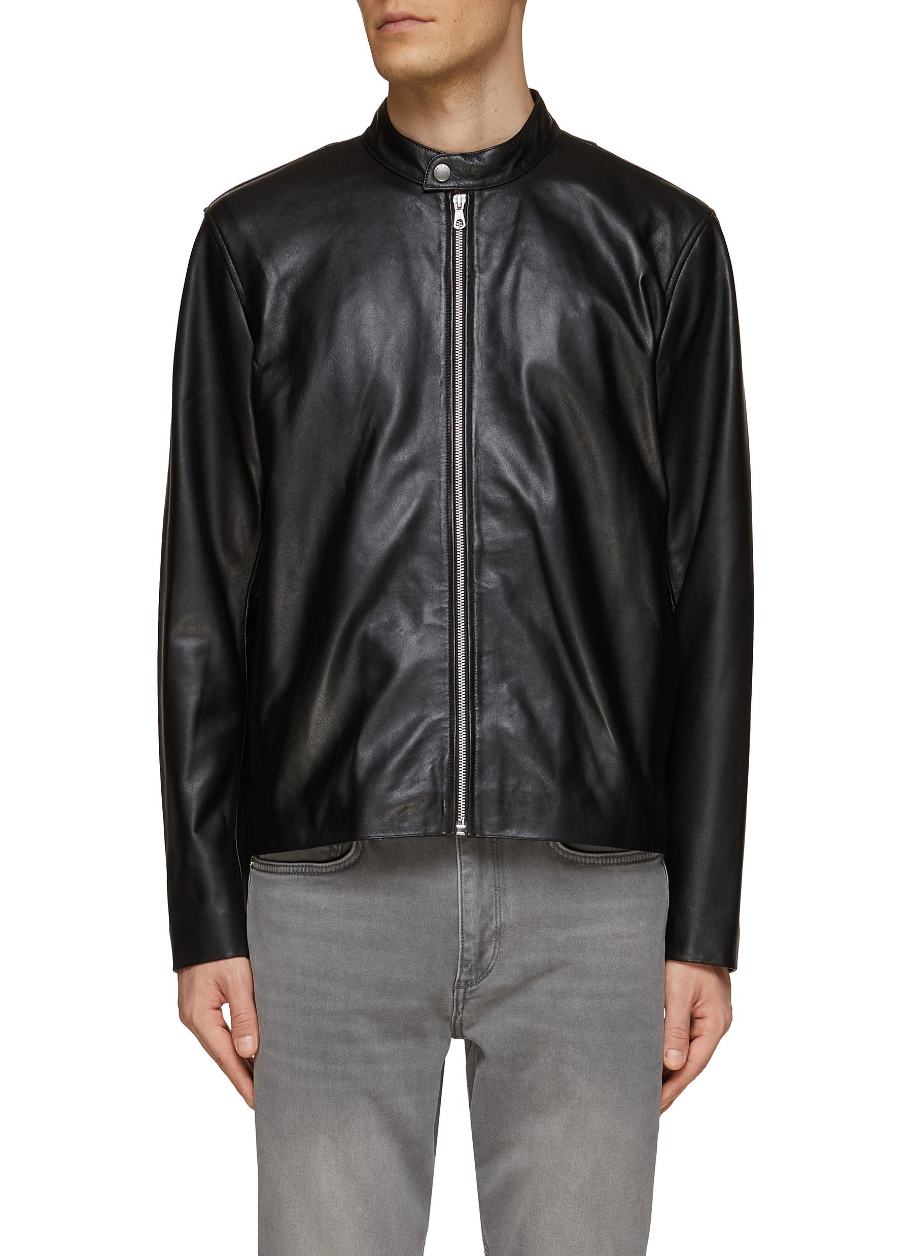 ARCHIVE CAFE' RACER LEATHER JACKET 