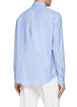 Back View - Click To Enlarge - MAISON MARGIELA - Classic Cotton Button-Down Shirt