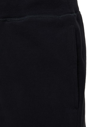  - SUNSPEL - ELASTICATED DRAWSTRING WAISTBAND COTTON LOOPBACK TRACK SHORTS