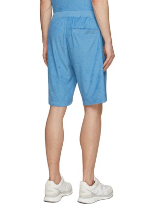 Back View - Click To Enlarge - SUNSPEL - DRAWSTRING LIGHTWEIGHT COTTON TOWELLING SHORTS