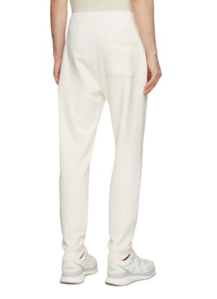 Back View - Click To Enlarge - SUNSPEL - DRAWSTRING LOOPBACK COTTON TRACK PANTS