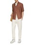 Figure View - Click To Enlarge - SUNSPEL - DRAWSTRING LOOPBACK COTTON TRACK PANTS