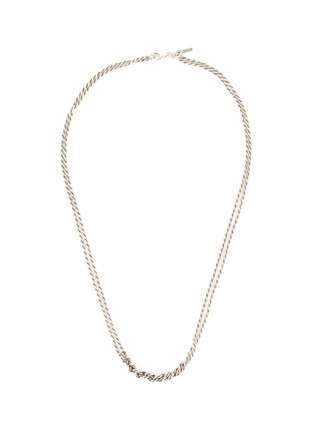 Main View - Click To Enlarge - EMANUELE BICOCCHI - STERLING SILVER DOUBLE WAY BRAIDED NECKLACE