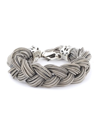 Main View - Click To Enlarge - EMANUELE BICOCCHI - STERLING SILVER HEAVY BRAIDED BRACELET