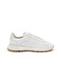 Main View - Click To Enlarge - MAISON MARGIELA - ‘50/50’ Low Top Lace Up Nylon Leather Sneakers