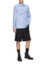 Figure View - Click To Enlarge - JIL SANDER - ZIPPER DETAIL FRONT PANEL BOXY FIT BUTTON UP SHIRT