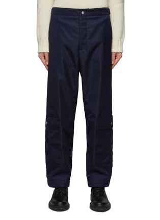 Main View - Click To Enlarge - JIL SANDER - FULLY LINED TWO PATCH POCKETS RECYCLED NYLON TWILL PANTS