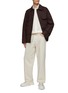Figure View - Click To Enlarge - JIL SANDER - LONG SLEEVE WASHED TEXTURED COTTON JACKET