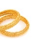 Detail View - Click To Enlarge - JOANNA LAURA CONSTANTINE - GOLD PLATED BRASS TWISTED WIRE BANGLE — SET OF 2