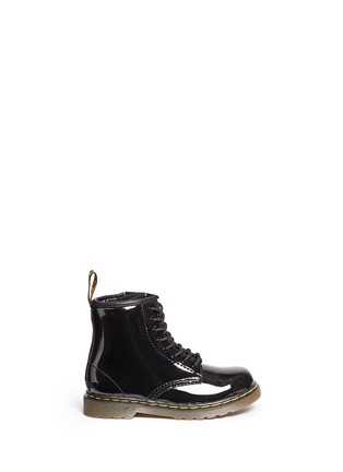 Main View - Click To Enlarge - DR. MARTENS - 'Brooklee' patent leather toddler boots