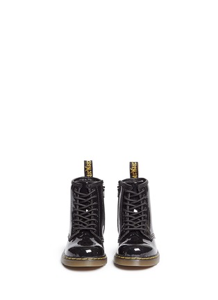 Figure View - Click To Enlarge - DR. MARTENS - 'Brooklee' patent leather toddler boots