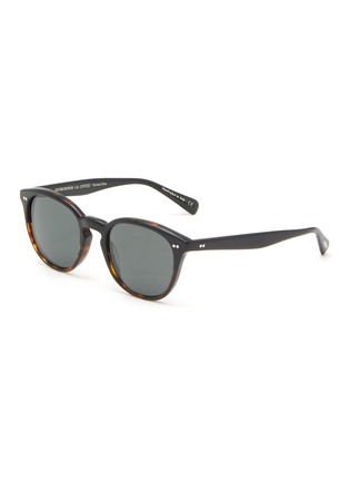 Main View - Click To Enlarge - OLIVER PEOPLES - MIDNIGHT EXPRESS BLACK/362 GRADIENT ACETATE POLAR SUNGLASSES