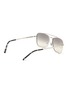 Figure View - Click To Enlarge - RAY-BAN - Gradient Grey Lens Metal Square Sunglasses