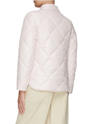 Back View - Click To Enlarge - PESERICO - Snap Button Quilted Shirt Jacket