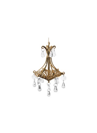 Main View - Click To Enlarge - SHISHI - Glass Charm Chandelier Ornament — Gold