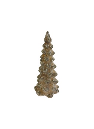 Main View - Click To Enlarge - SHISHI - Glittered Antique Glass Tree Table Decoration — Brown