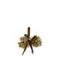 Main View - Click To Enlarge - SHISHI - GLITTER PINECONE VELVET BOW ORNAMENT — GOLD