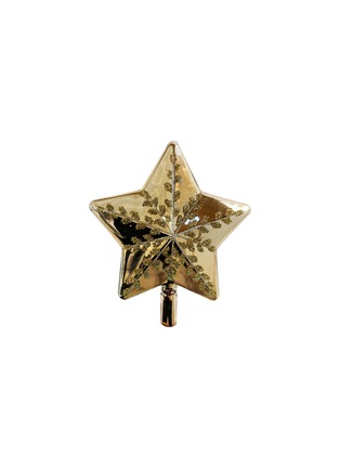 Main View - Click To Enlarge - SHISHI - GLASS STAR TREE TOPPER ORNAMENT — GOLD