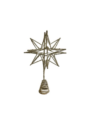 Main View - Click To Enlarge - SHISHI - GLITTER WIRE STAR TREE TOPPER ORNAMENT — GOLD