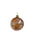 Main View - Click To Enlarge - SHISHI - LINED LUSTRE GLASS BALL ORNAMENT — BROWN