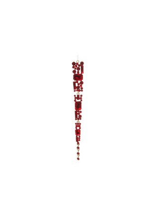 Main View - Click To Enlarge - SHISHI - ICICLE GEM ORNAMENT - RED/GOLD