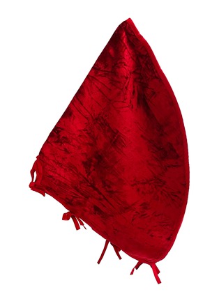 Main View - Click To Enlarge - SHISHI - Velvety Tree Skirt — Red