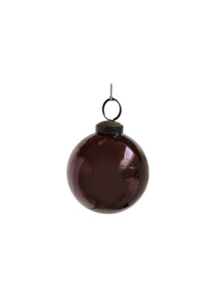 Main View - Click To Enlarge - SHISHI - GLASS BALL ORNAMENT — BURGUNDY
