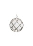 Main View - Click To Enlarge - SHISHI - Glittered Net Motif Glass Ball Ornament — Transparent