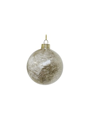 Main View - Click To Enlarge - SHISHI - SNOW GLITTER GLASS BALL ORNAMENT — GOLD