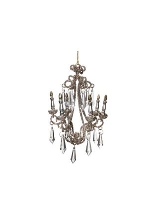 Main View - Click To Enlarge - SHISHI - Glass Charm Chandelier Ornament — Champagne