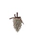 Main View - Click To Enlarge - SHISHI - Glittered Cone Ornament — Silver