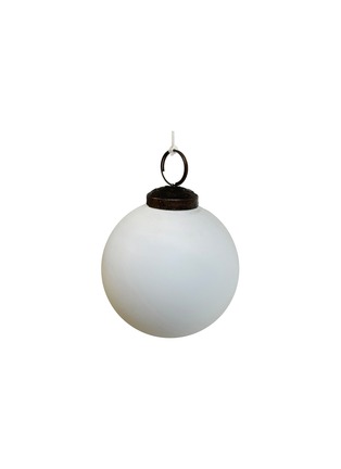 Main View - Click To Enlarge - SHISHI - Glass Ball Ornament — Matte White