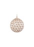 Main View - Click To Enlarge - SHISHI - GLITTER NET GLASS BALL ORNAMENT — CLEAR/GOLD