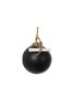 SHISHI BALL ORNAMENT WITH CHALK — BLACK