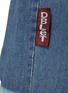  - DOUBLET - BELTED RAW HEM WIDE LEG RECYCLED DENIM JEANS