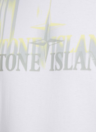  - STONE ISLAND - Motion Logo Cotton Crewneck T-Shirt