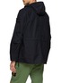 Back View - Click To Enlarge - STONE ISLAND - ‘Ghost’ Drawstring Waist Cotton O-Ventile® Anorak