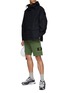 Figure View - Click To Enlarge - STONE ISLAND - ‘Ghost’ Drawstring Waist Cotton O-Ventile® Anorak