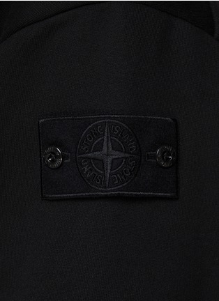  - STONE ISLAND - ‘Ghost’ Logo Patch Cotton Zip-Up Jacket