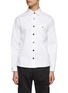 STONE ISLAND - Contrast Button Cotton Blend Shirt Jacket