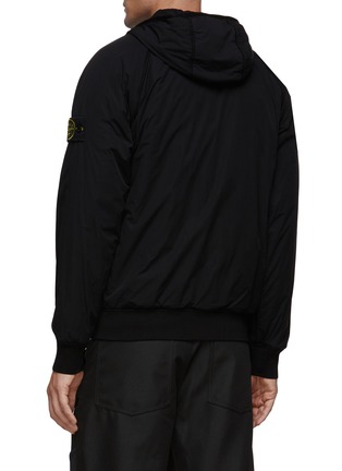 Back View - Click To Enlarge - STONE ISLAND - POLARTEC ALPHA REVERSIBLE HOODED JACKET